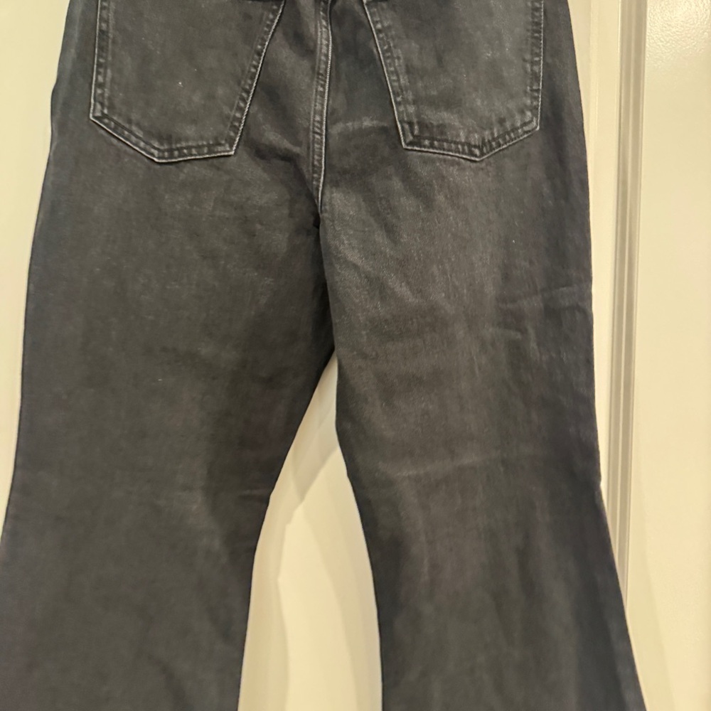 Universal Thread High Rise Flare Pants Black Jeans Size 10 /S Short New NWT - Picture 11 of 12